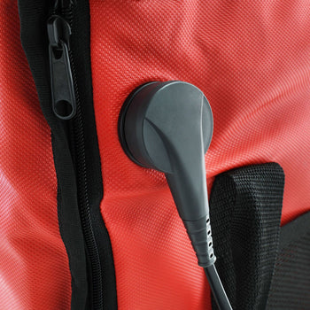 WarmBag/Torba na pizzę PRO - Podgrzewana torba kurierska na 4 pudełka do pizzy 35x35cm - Czerwona - Prime Gastro