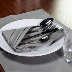 (50 szt.) Damasceńska serwetka do ust Porto Diamant - 50 x 50 cm - platynowoszara