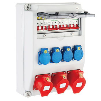 Skrzynka rozdzielcza - 4x 230V (16A), 2x 400V (16A), 1x 400V (32A) - Prime Gastro