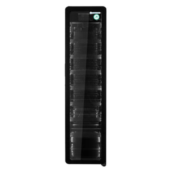 GASTRO-COOL | Chłodziarka do napojów - 220 litrów - wąska - z 1 szklanymi drzwiami - czarna - GCGD175 - Prime Gastro