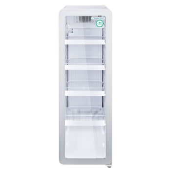 GASTRO-COOL | Chłodziarka do napojów - 135 litrów - wąska - z 1 szklanymi drzwiami - biała - GCGD135 - Prime Gastro