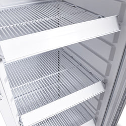 GASTRO - COOL | Chłodziarka do napojów - 135 litrów - wąska - z 1 szklanymi drzwiami - biała - GCGD135