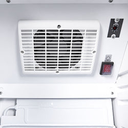 GASTRO - COOL | Chłodziarka do napojów - 135 litrów - wąska - z 1 szklanymi drzwiami - biała - GCGD135