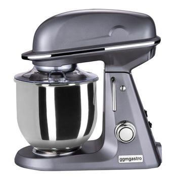 Mikser planetarny - 7 litrów - 350 W - włącznie z 3 nasadkami mieszającymi - szary - Prime Gastro