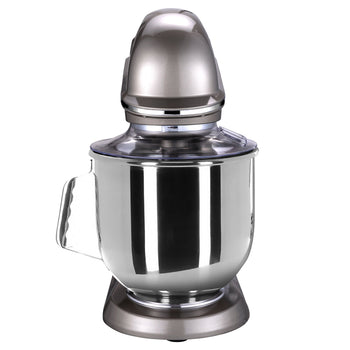 Mikser planetarny - 7 litrów - 350 W - włącznie z 3 nasadkami mieszającymi - szare złoto - Prime Gastro