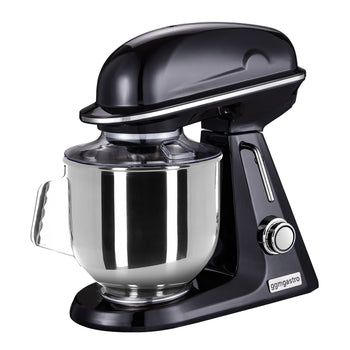 Mikser planetarny - 7 litrów - 350 W - włącznie z 3 nasadkami mieszającymi - czarny mat - Prime Gastro