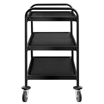 Wózek do serwowania - 1000x500mm - z 3 półkami - Czarny - Prime Gastro