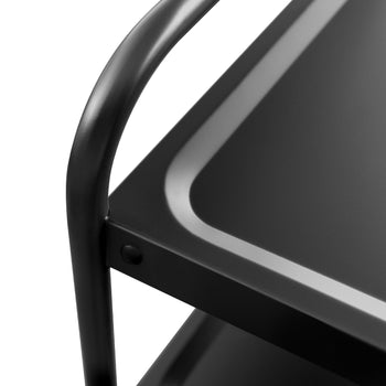 Wózek do serwowania - 1000x500mm - z 3 półkami - Czarny - Prime Gastro