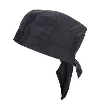 (5 sztuk) Bandana kucharska - Czarna - Prime Gastro