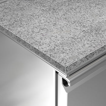 Stół sałatkowy PREMIUM - 900mm - Szklana nadstawka na 5x GN 1/6 - 2 drzwi - Prime Gastro