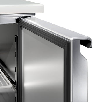 Stół Sałatkowy ECO - 1368 mm - 3 drzwi - Wlot na pojemniki GN - Prime Gastro