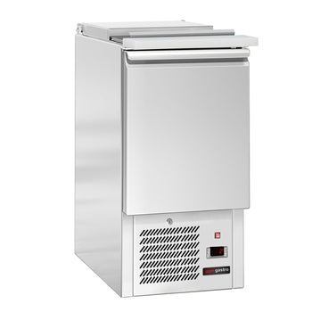 Stół Sałatkowy ECO - 450 mm - 1 drzwi - wlot na pojemniki GN - Prime Gastro