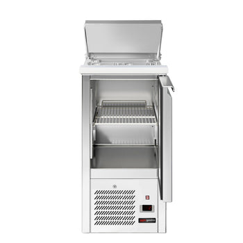 Stół Sałatkowy ECO - 450 mm - 1 drzwi - wlot na pojemniki GN - Prime Gastro