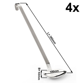 (4 sztuki) Łyżka do sosów - Ø 63 mm - Prime Gastro