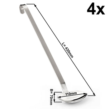(4 sztuki) Łyżka do sosów - Ø 63 mm - Prime Gastro