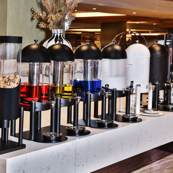 Dozownik soku - 7 litrów - Czarny - Prime Gastro