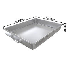 Food container with lid - 60 x 45 x 8 cm