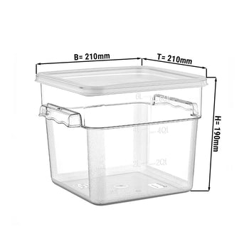 Pojemnik na żywność włącznie z pokrywką - 3,8L - Prime Gastro