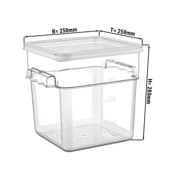 Pojemnik na żywność włącznie z pokrywką - 7,6L - Prime Gastro