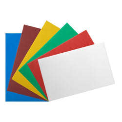 Zestaw desek do krojenia – 325 x 530 mm – zgodny z HACCP – 6 desek do krojenia – wielokolorowe