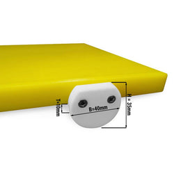 (2 sztuki) Stopery do deski do krojenia – białe