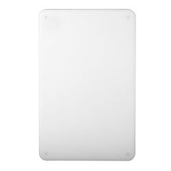 Deska do krojenia z rowkiem na soki – 300 x 500 mm – zgodna z HACCP – biała