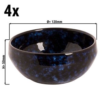 (4 sztuki) BAMA BLUE - Miska - Ø 120mm - Niebieski - Prime Gastro