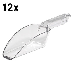 (12 szt.) CAMBRO | CAMWEAR® - szufelka kuchenna z poliwęglanu - 340g - Przezroczysta