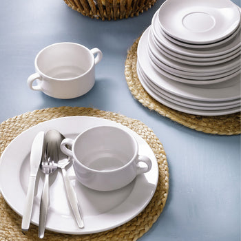 (6 sztuk) BUDGETLINE - Miska Mammoet - 260ml - Biały - Prime Gastro