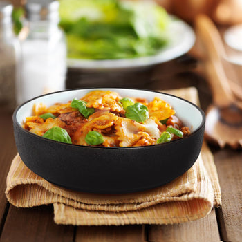 (6 sztuk) COSMIC - Miska - 55 cl - Ø 160 mm - Biały / Czarny - Prime Gastro