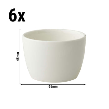 (6 sztuk) LUX - Miska Maastricht - 100ml - Ø 65mm - kość słoniowa - Prime Gastro