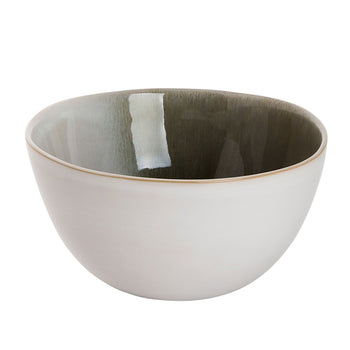 (6 sztuk) NORDIC - miska - Ø 150 mm - 900 ml - zielony/biały - Prime Gastro