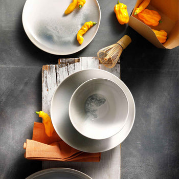 (6 sztuk) NORDIC - miska - Ø 150 mm - 900 ml - zielony/biały - Prime Gastro