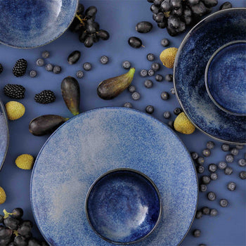 (5 sztuk) KIRYU - Talerz głęboki - Ø 220 mm - Niebieski - Prime Gastro