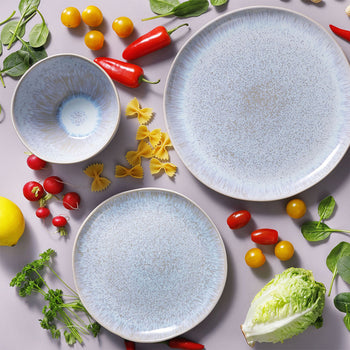 (6 sztuk) LIGHT BLUE SEA - Miska - 800ml - Ø 150mm - Biały - Prime Gastro