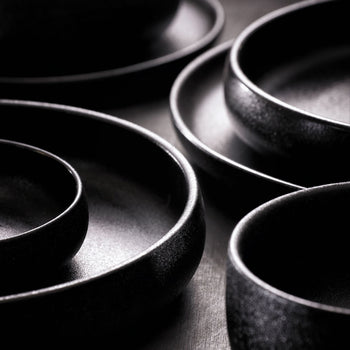 (6 sztuk) UNIVERSE - Talerz płaski Maastricht - Ø 260 mm - Czarny - Prime Gastro