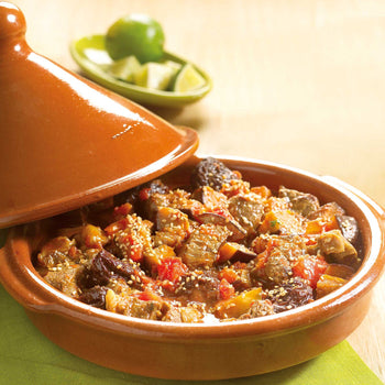 (1 sztuka) CLASSICO - Miska do tapas z pokrywką - Ø 23 cm - Brązowy - Prime Gastro