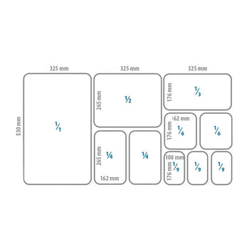 Pokrywa silikonowa do pojemnika GN 1/1 - 530 x 325 mm - Prime Gastro
