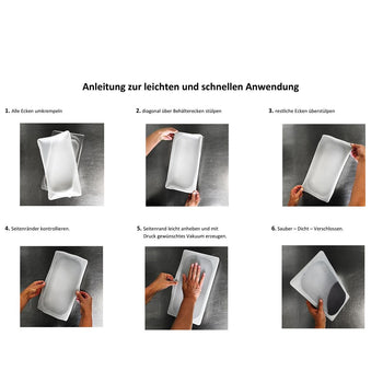 Pokrywa silikonowa do pojemnika GN 1/4 i pojemnika na lód (265 x 162 mm) - Prime Gastro