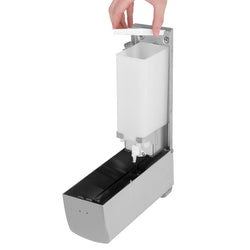 AIR - WOLF | Dozownik mydła & płynu dezynfekującego z przyciskiem - 1200ml - stal nierdzewna