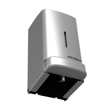 AIR-WOLF | Dozownik mydła & płynu dezynfekującego z przyciskiem - 800ml - stal nierdzewna - Prime Gastro