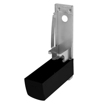 AIR-WOLF | Dozownik mydła & płynu dezynfekującego z przyciskiem - 1200ml - Stal nierdzewna - Czarny - Prime Gastro