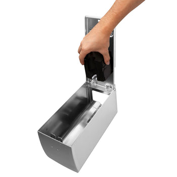 AIR-WOLF | Dozownik mydła & płynu dezynfekującego z czujnikiem - 500ml - stal nierdzewna - Prime Gastro