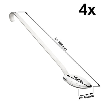 (4 sztuki) Łyżka do serwowania - Ø 63 mm - perforowana - Prime Gastro