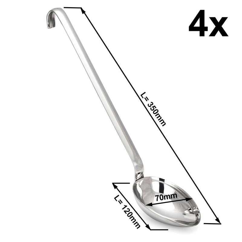 (4 sztuki) Łyżki do serwowania - głębokie
