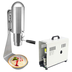 UNICA spaghetti ice cream press with spaghetti forming machine