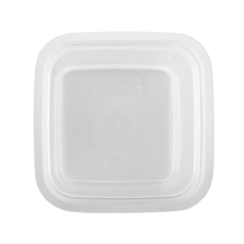 (6 szt.) CAMBRO | CAMSQUARES® - Pokrywka do FreshPro - do 0,47 litra i 0,9 litra - przezroczysta - Prime Gastro