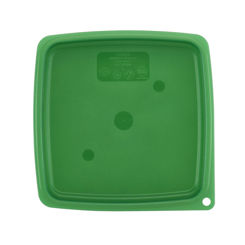 (6 szt.) CAMBRO | CAMSQUARES® - Pokrywka do FreshPro - do 1,9 litra & 3,8 litra - Zielona