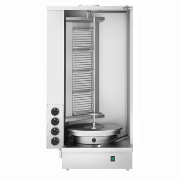 Gazowy grill do shawarmy/kebaba- 4 palniki - maks. 60 kg - Prime Gastro