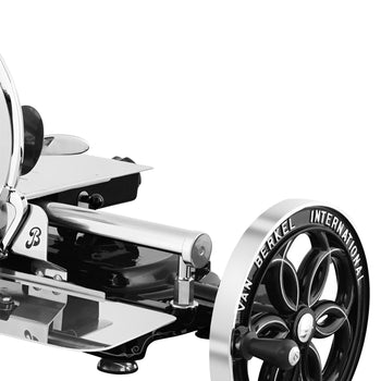 BERKEL | Maszyna z kołem zamachowym B114 - Ostrze: Ø 319 mm - Czarny - włącznie z ramą podstawy - Prime Gastro